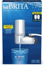 Brita Tap Water Faucet Filtration System In Chrome, Reduces 99 Percent Lead, Is - £33.41 GBP