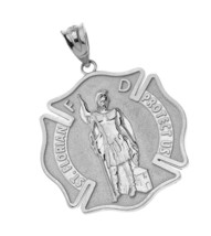 925 Sterling Silver Saint Florian Patron of Firefighters and - $109.95