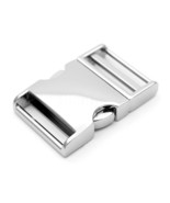 1 Pc 1-1/2 Inch Metal Curved Side Release Buckle Adjustable Lock For Belt Backpa