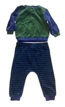 Baby Outfit Lot 2 Sets 12M Little Me Cat & Jack Train Quilted Jogger image 3