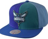 Charlotte Hornets Mitchell &amp; Ness NBA Pinwheel Basketball Men&#39;s Snapback... - $30.39