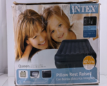 Intex Pillow Rest Queen Air Bed Mattress Built-in Air Pump 62&quot; x 80&quot; x 1... - £29.19 GBP