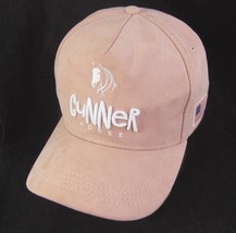 Gunner Racing Horse Pink Snapback Hat Women&#39;s Velour Cap Embroidered USA - £12.20 GBP