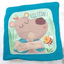 Lilliputiens Kiss, Cesar! Cloth Baby Book Finger Puppet Interactive toy ... - $33.64 CAD