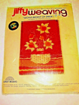 Jiffy Weaving Basket of Daisies Kit Sunset Designs Vintage NIP Includes  Frame  - $9.99