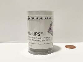 NURSE JAMIE NuLips Rx Lip Balm and Exfoliating Brush Full Size 0.42oz 12g - £10.50 GBP