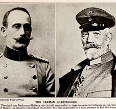 German Chancellors Hollweg Maximilian 1919 WW1 World War 1 Military Prin... - $29.99