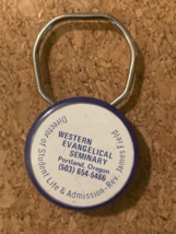 Vintage Western Evangelical Seminary Portland OR Keychain Collectible - $5.27