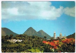 Martinique Carribean Islands Postcard Balata Church Of The Sacred Heart View - £1.63 GBP