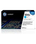 HP CE251A Genuine Toner Cartridge HP 504A Cyan NEW unopened Box - $108.90