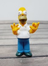 The Simpsons Homer Simpson Pvc Figure Toy Vtg 1997 2.5&quot; Fox Retro 90s Tv Cartoon - £4.68 GBP