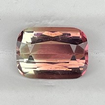 2.13 Cts Natural Bi-Color Tourmaline Cushion Cut Loose Gemstone for Rings - £359.71 GBP