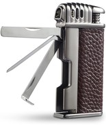 Urgrette 3 In 1 Pipe Lighter Butane Angled Soft Flame Refillable Lighter... - $770.47 MXN
