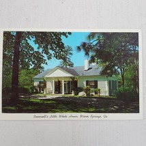 Vintage Postcard Roosevelt&#39;s Little White House Warm Springs Georgia Not Posted - £8.70 GBP