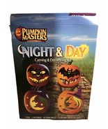 Pumpkin Masters Night/Day Carving &amp; Decorating Kit 1 Saw 2 Patterns 18Fo... - $18.29 CAD