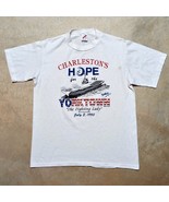 Vintage USS Yorktown Charleston SC Made in USA Single Stitch T-shirt Siz... - $284.64 MXN