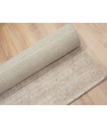 Handmade Ivory 100% Wool Viscose Pile Prestige Color Living Room Rug 240... - £303.32 GBP+