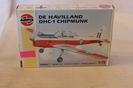 1/72 Scale Airfix, DHC-1 Chipmunk Airplane Model Kit #01054 BN Open Box ... - £89.64 GBP