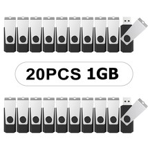 20Pcs 1Gb Bulk Usb 2.0 Flash Drive Swivel Memory Stick Thumb Drives Pen ... - $69.99