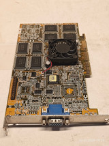 AGP 3D CARD ASUS AGP-V3800PRO/32M (TV) Rev 1.04 NVIDIA RIVA TNT2 32 MB S... - $41.73