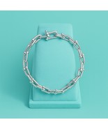 Elegant  Sterling Silver Medium Link Bracelet 8 Inch - €88,69 EUR