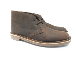 Clarks Men&#39;s Bushacre 2 Casual Chukka Boots Beeswax Brown Size 12M - £51.69 GBP