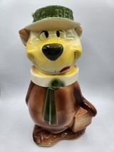 Vintage Rare 1961 Hanna Barbera Yogi Bear Cookie Jar with felt tongue - £158.20 GBP