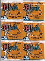 Hook Movie Trading Cards 6 UNOPENED SEALED 6 Card Packs 1991 Topps - £3.13 GBP