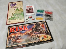 Vintage “RISK” Board Game World of Conquest Parker Brothers 1993 Complet... - $34.30