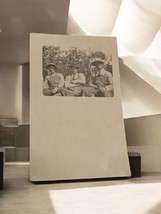 Vintage Moonshine Brothers? 1910&#39;s RPPC Azo Postcard Overalls Ties Hats ... - $26.99