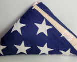 Vtg Valley Forge Cotton Casket Interment United State American Flag 50 Star - $39.60