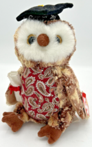 2004 Ty Beanie Baby &quot;Smarty&quot; Retired 2005 Graduation Owl BB10 - £10.35 GBP