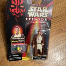 Star Wars Episode 1 The Phantom Menace Obi-Wan Kenobi Action Figure Hasbro 1998 - £7.16 GBP