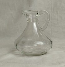 Vintage Anchor Hocking Clear Glass Oil/Vinegar Cruet Bottle - No Stopper - £3.89 GBP