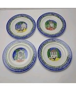 Andrea By Sadek Williamsburg Salad Dessert Plates Matthew Rice Set Of 4 ... - $61.70