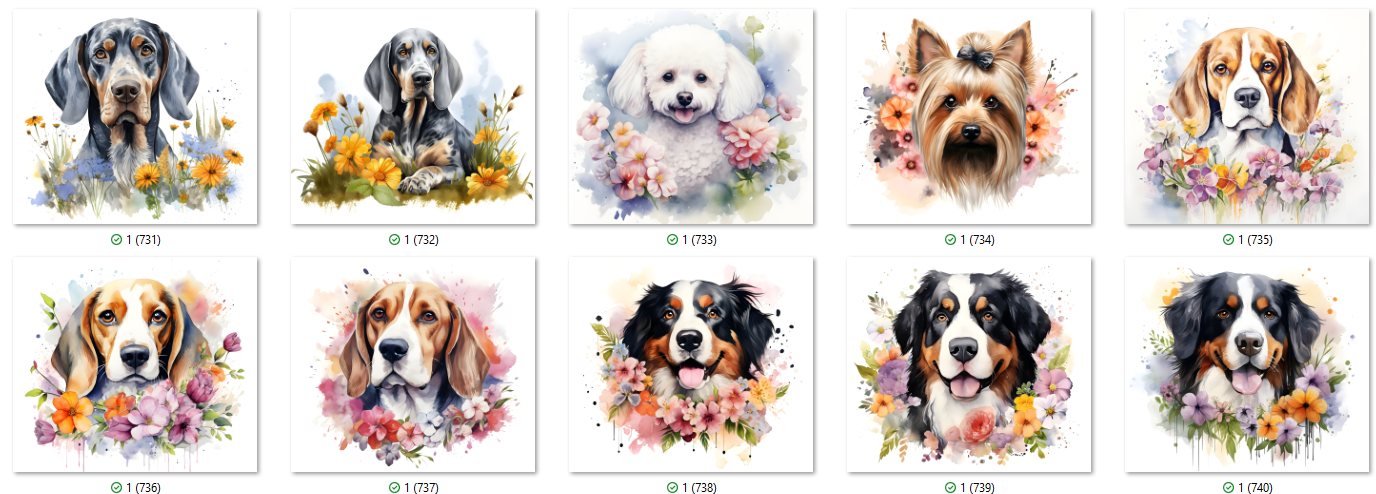 ANIMAL Sublimation Ready To Press Transfer Prints Bundle Of 10 Transfer Desig Item image 5