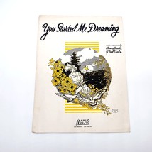 Vintage Sheet Music You Started Me Dreaming 1936 Marlo Music Corp - $14.03