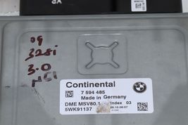 Bmw 328i 528i N51 3.0L Engine Control Module Computer Ecu Ecm Pcm 7-594-485 image 2