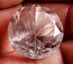 Satyaloka azeztulite High frequency synergy12 crystal Brilliant cut Diamond 6123 - £54.22 GBP
