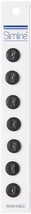 Slimline Buttons Series 1-Black 2-Hole 3/8 inch 7 Per Pkg - $703.72 MXN