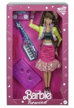 Barbie Rewind &#39;80s Edition Collectible Doll Night Out Look w/ Music Accessories - £31.13 GBP