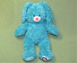 18&quot; BUILD A BEAR BLUE BUNNY DISNEY SHAKE IT UP SPARKLY RABBIT STUFFED AN... - £8.61 GBP