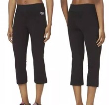 Basic Nero Modellanti Snellente Contenitivo Corto Yoga Capri Active Pant... - $12.77