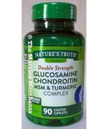Nature's Truth Double Strength Glucosamine Chondroitin 90 caplets 9/2026 FRESH! - $14.99