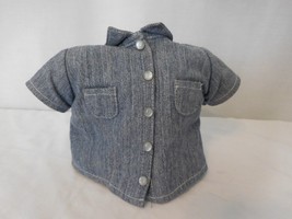 AMERICAN GIRL Vintage 1998 Play Outfit Res Floral Skirt outfit Denim Shirt only - $11.89