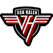 Van Halen Shield Logo 4.2&quot;x5.5&quot; Sticker Multi-Color - $9.98