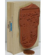 Rubber Stamp Hero Arts C533 Castle Bookplate 1992 3-1/4X2-1/4&quot;   BCT - £4.71 GBP