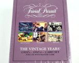 Trivial Pursuit: The Vintage Years 1920-1950&#39;s Card Set #6016 1990 Facto... - $37.61