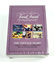 Trivial Pursuit: The Vintage Years 1920-1950&#39;s Card Set #6016 1990 Facto... - £29.54 GBP