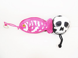 Tote Bags Stowaway Pink Koi Fish or Skull Packable Halloween Trick or Treat Bag - £5.48 GBP
